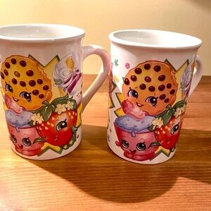 Set Of 2 Shopkins Mugs
